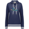 MYLA  - Women's Fleece Funnel Neck Sweatshirt - Navy - Top String Lacrosse
