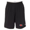 University Lacrosse Champion Cotton Pocket Short - Black - Top String Lacrosse