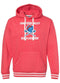 Chartiers Valley Girls J. America - Relay Fleece Hooded Sweatshirt - Red - Top String Lacrosse