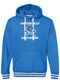 Chartiers Valley Girls J. America - Relay Fleece Hooded Sweatshirt - Royal - Top String Lacrosse