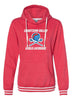 Chartiers Valley Girls J. America - Women’s Relay Hooded Sweatshirt-Red