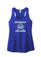 Chartiers Valley Women's Gathered Back Tank - Royal - Top String Lacrosse