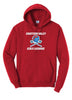 Chartiers Valley Girls Port & Company® Core Fleece Pullover Hooded Sweatshirt - Red