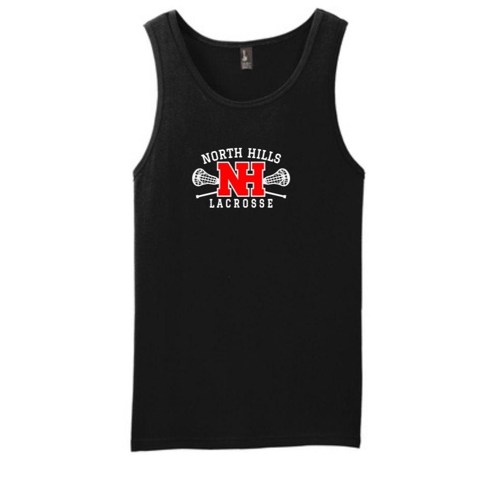 University Lacrosse Concert Tank - Black - Player Logo