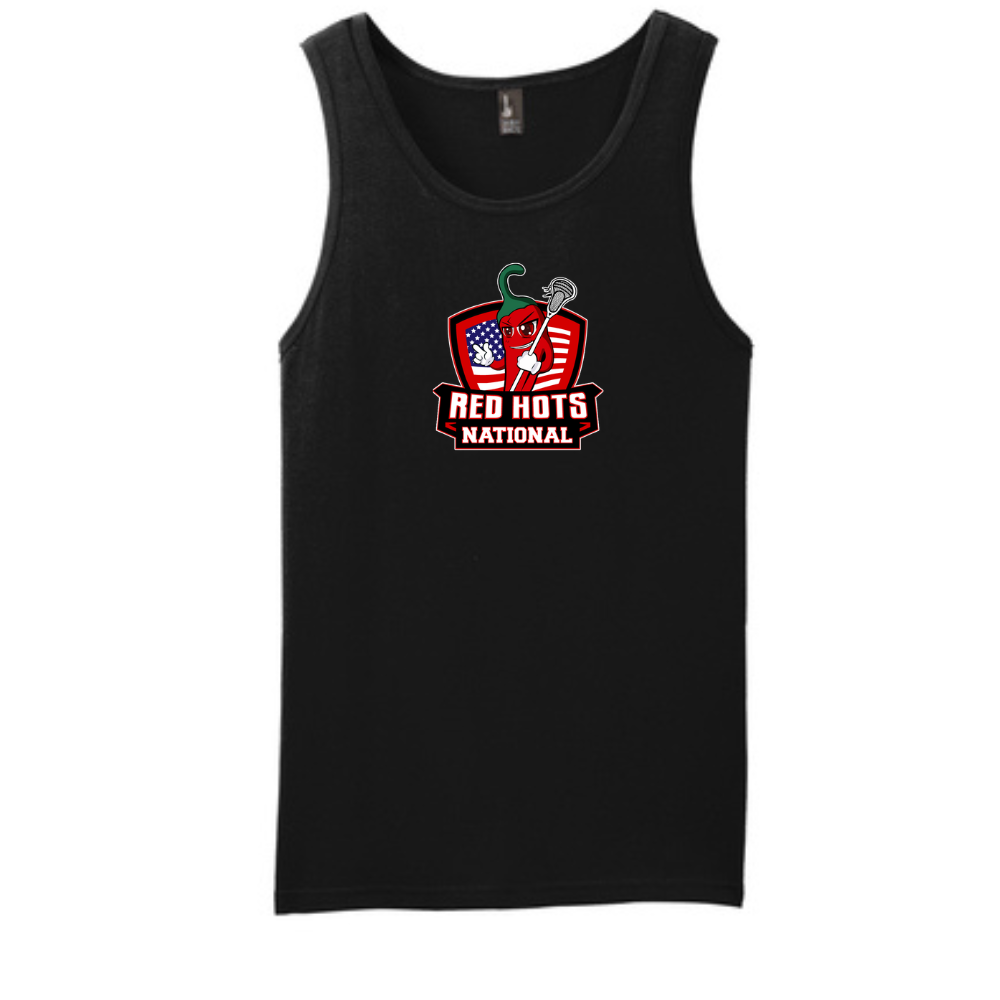 Red Hots National Lacrosse Concert Tank - Black - Player Logo