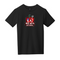 Red Hots National Youth Soft Tee - Black - Top String Lacrosse