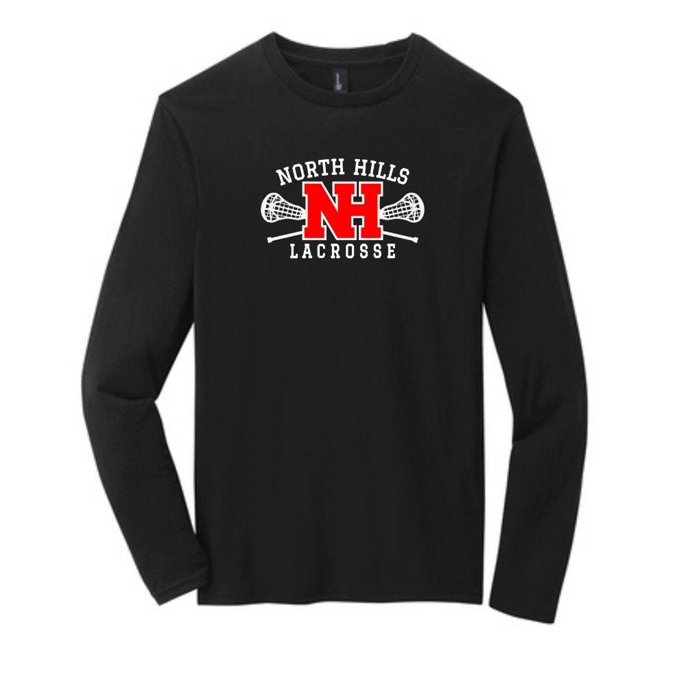 University Lacrosse VIT Tee Long Sleeve - Black - Player Logo