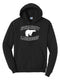 Fairmont Port & Company® Core Fleece Pullover Hooded Sweatshirt - Black - Top String Lacrosse