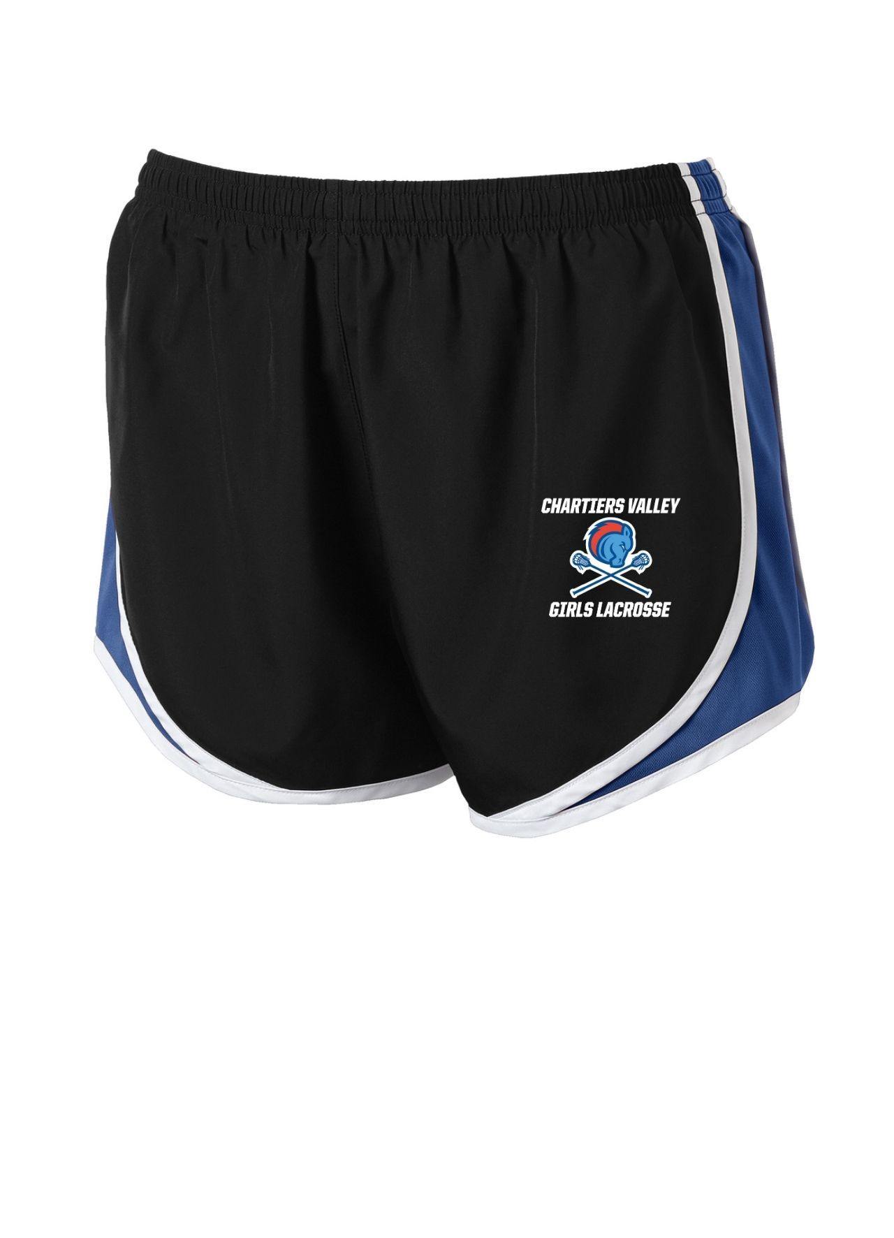 Chartiers Valley Ladies Cadence Short - Black/Royal