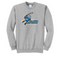 MYLA - Adult Core Fleece Crewneck Sweatshirt - Grey - Top String Lacrosse