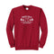 North Hills Core Fleece Crewneck Sweatshirt - Red - Top String Lacrosse