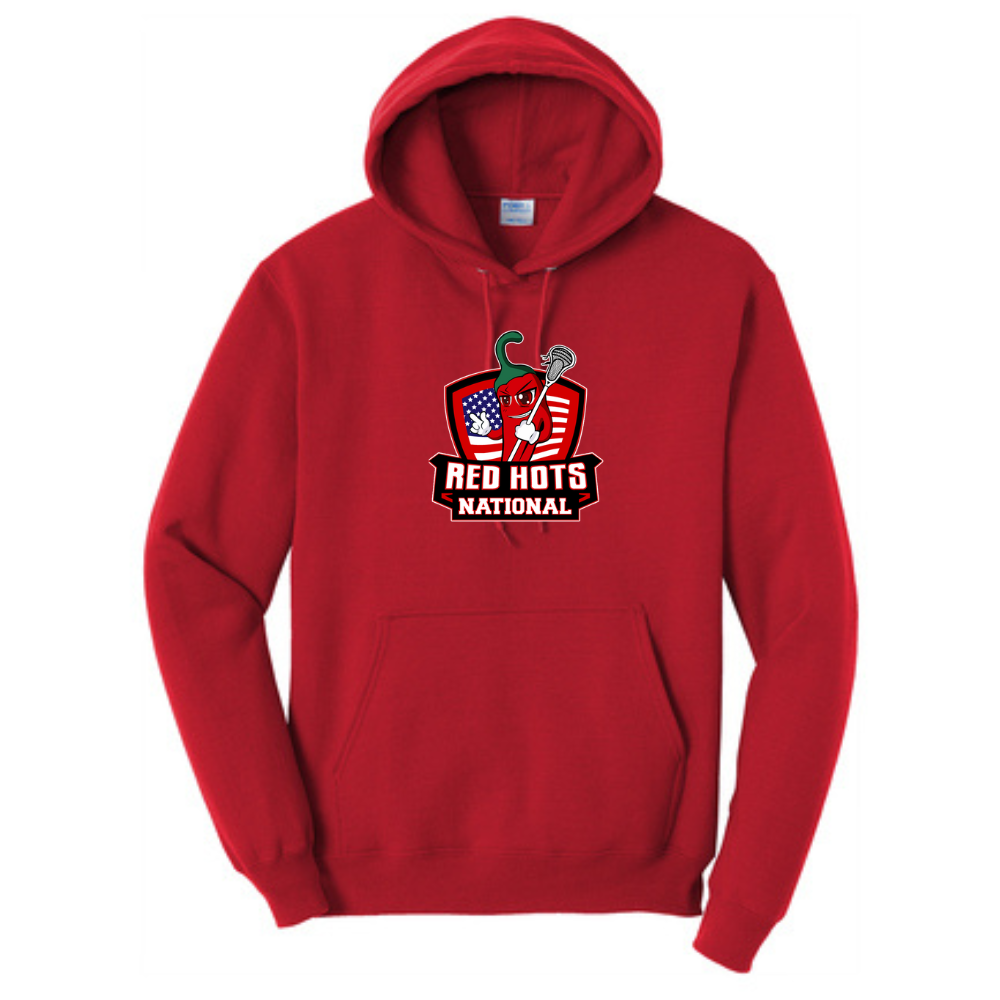 Red Hots National Core Fleece Pullover Hooded Sweatshirt - Red