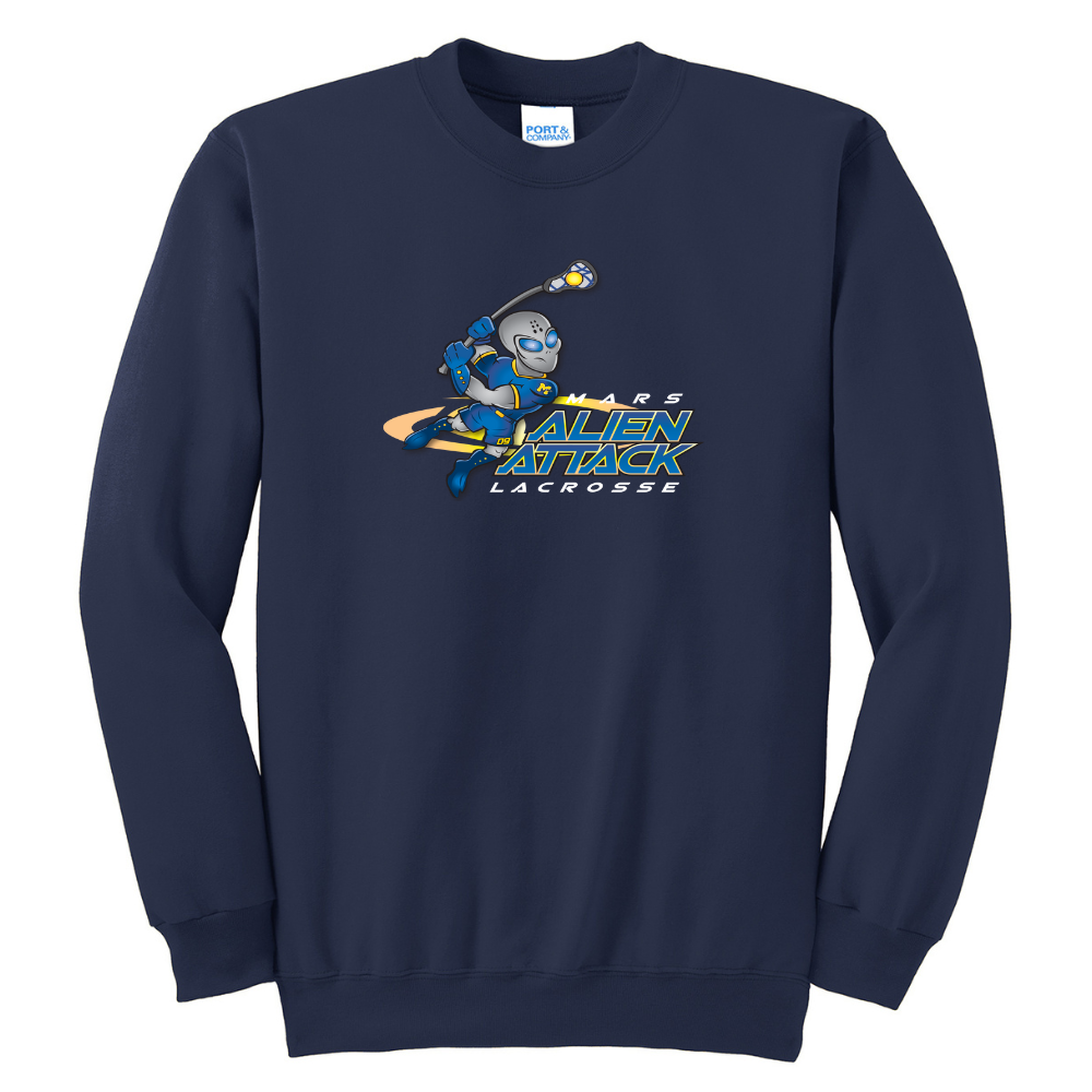 MYLA - Youth Core Fleece Crewneck Sweatshirt - Navy