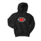 University Youth Core Fleece Pullover Hooded Sweatshirt - Black - Top String Lacrosse