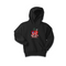 Red Hots National Youth Core Fleece Pullover Hooded Sweatshirt - Black - Top String Lacrosse