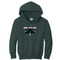 PRYL Youth Lacrosse Core Hoodie - Forest Green - Top String Lacrosse