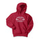 North Hills Youth Core Fleece Pullover Hooded Sweatshirt - Red - Top String Lacrosse
