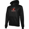 Red Hots Lacrosse Champion Youth Powerblend Hooded Sweatshirt - Black