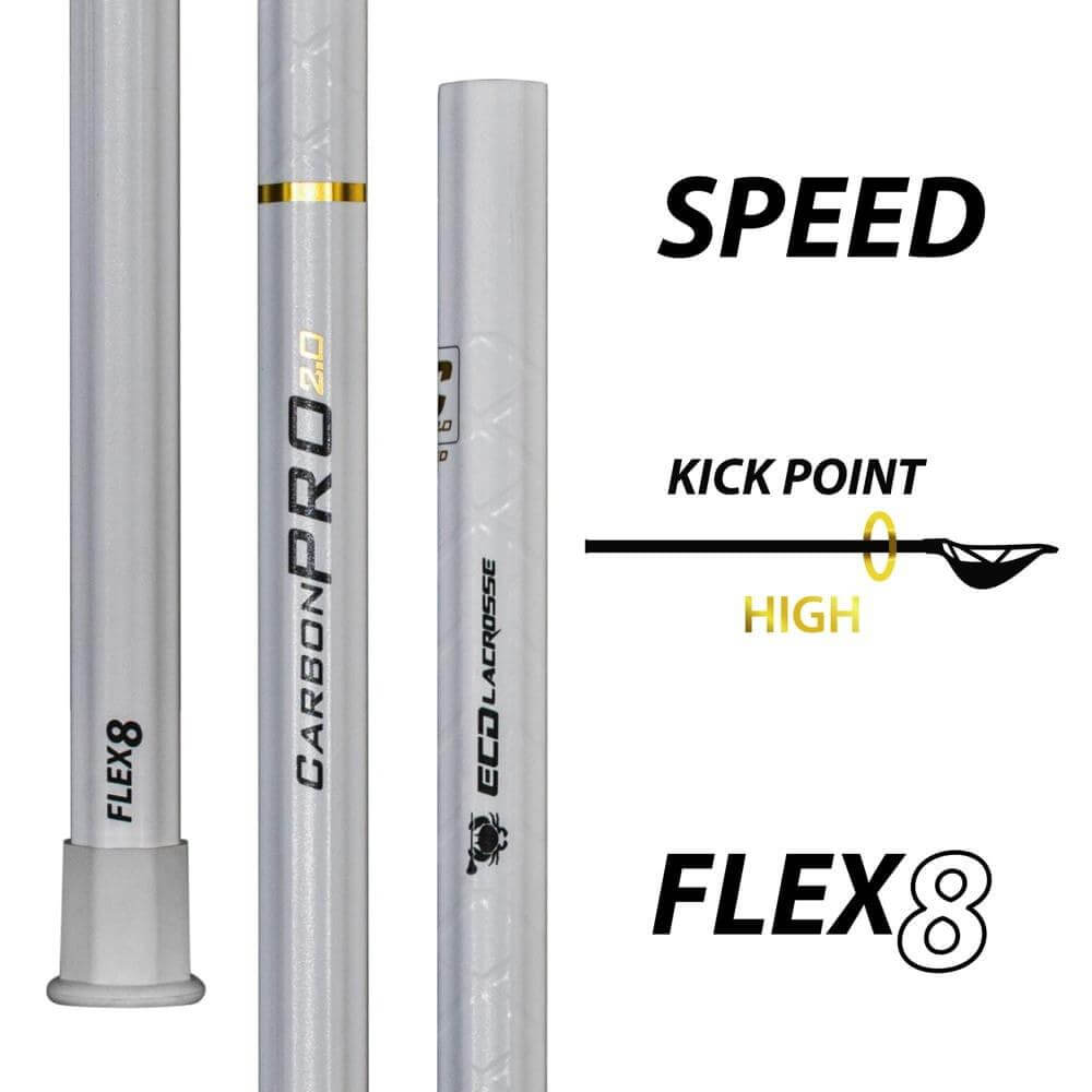 ECD Carbon Pro 2.0 Speed Composite Attack Lacrosse Shaft - Top String Lacrosse