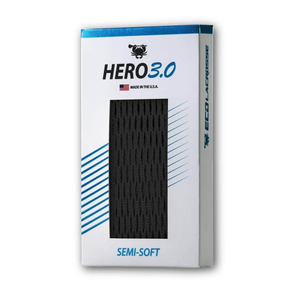 ECD Hero 3.0 Semi-Soft Lacrosse Mesh - Top String Lacrosse