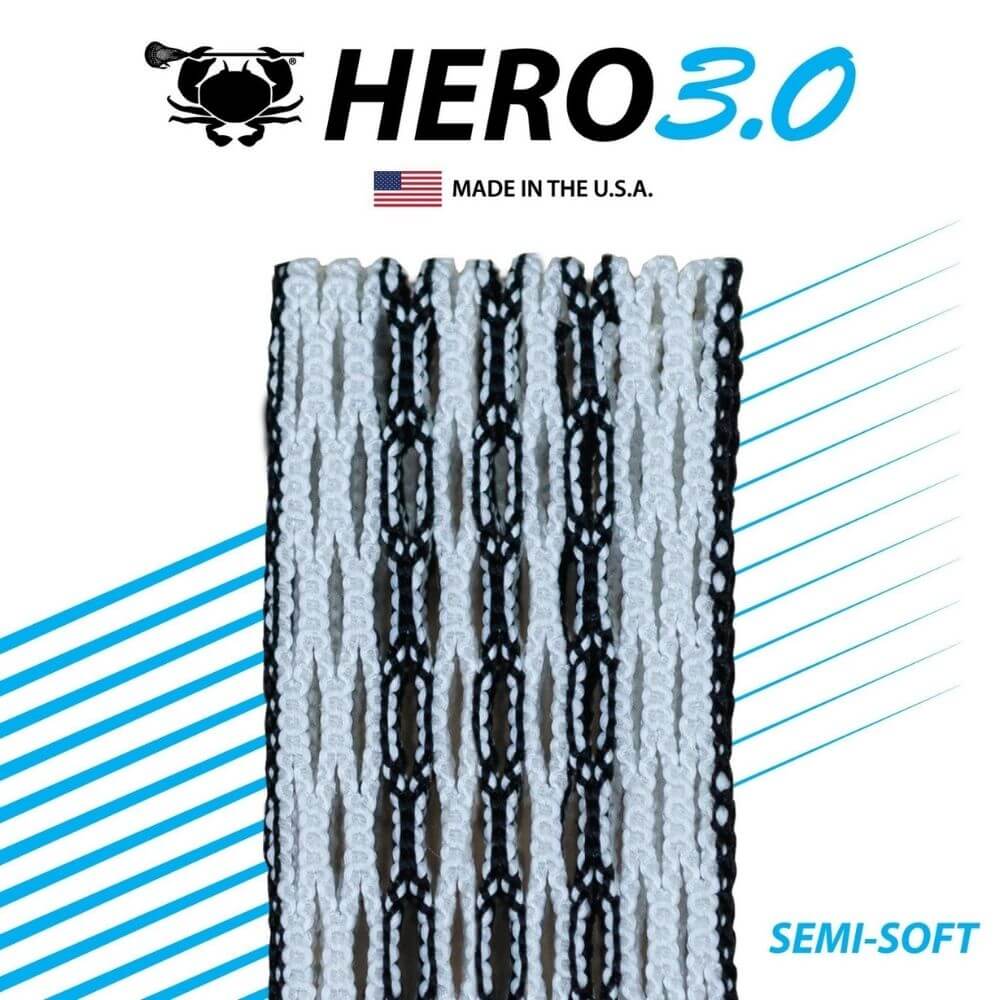 ECD LE MJ15 Hero 3.0 Semi-Soft Lacrosse Mesh - Top String Lacrosse