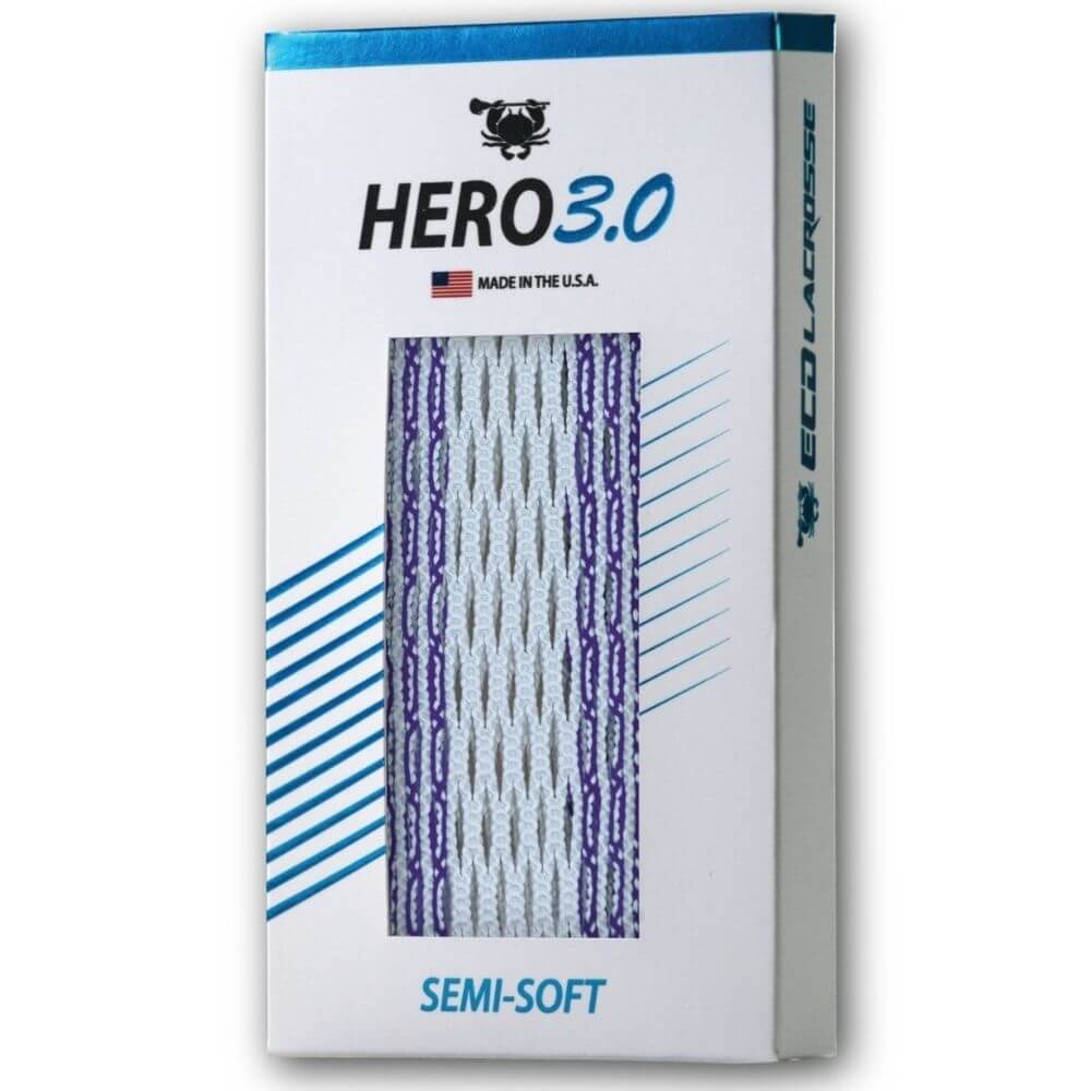 ECD Hero 3.0 Colors Storm Striker Lacrosse Mesh - Top String Lacrosse