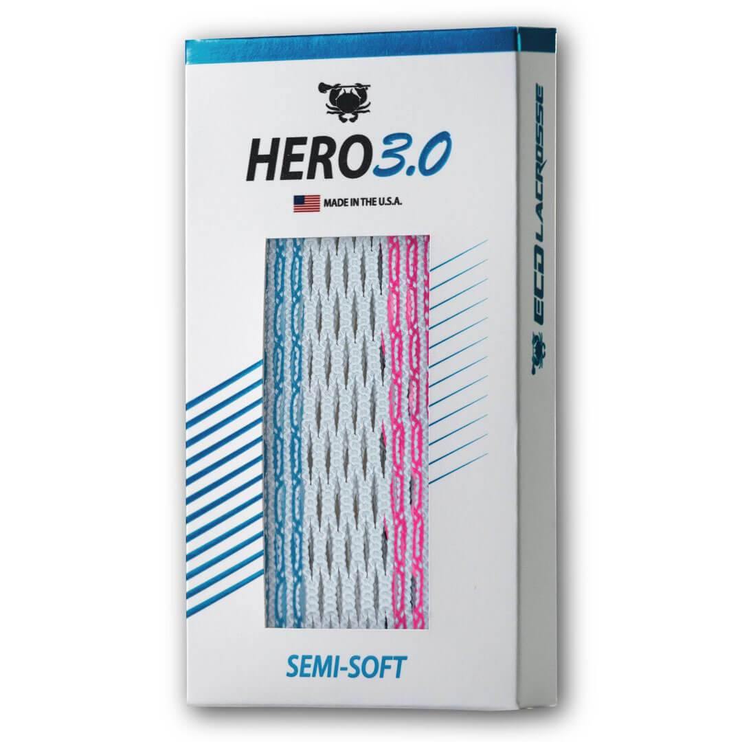 ECD Hero 3.0 LE South Beach Storm Striker Lacrosse Mesh - Top String Lacrosse