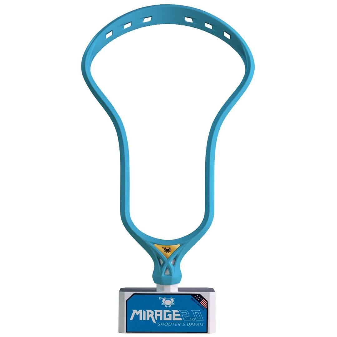 ECD Mirage 2.0 Limited Edition Signature Blue Lacrosse Head - Top String Lacrosse