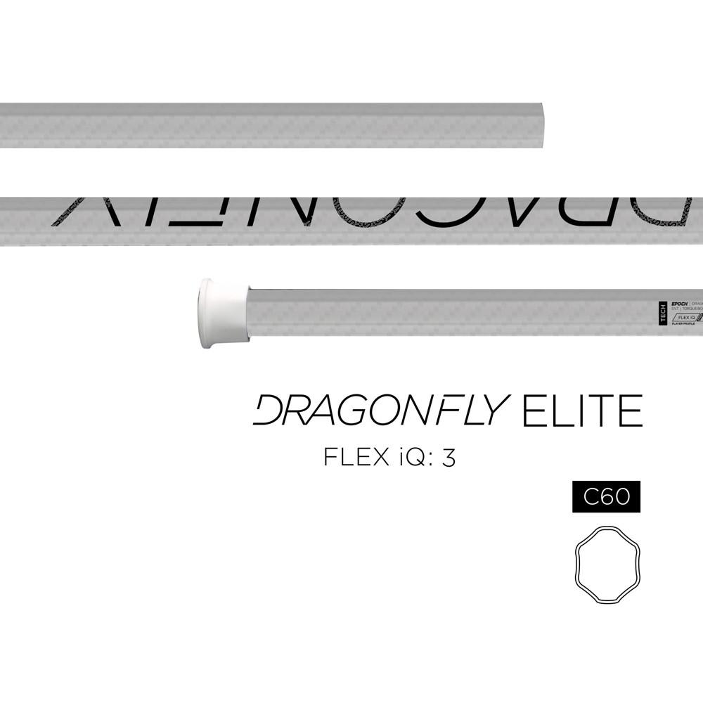 Epoch Dragonfly Elite C60 iQ3 White Composite Defense Lacrosse Shaft