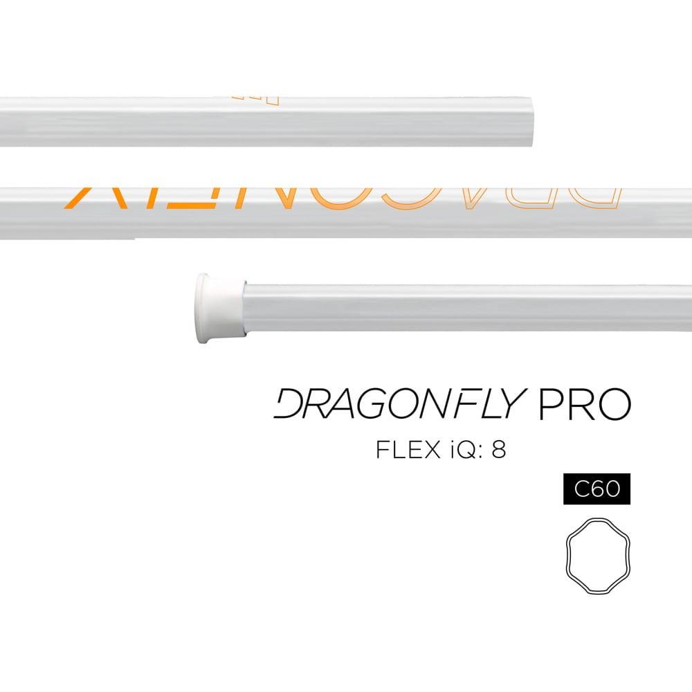 Epoch Dragonfly Pro C60 iQ8 Techno-Color LE Defense Lacrosse Shaft - White/Yellow