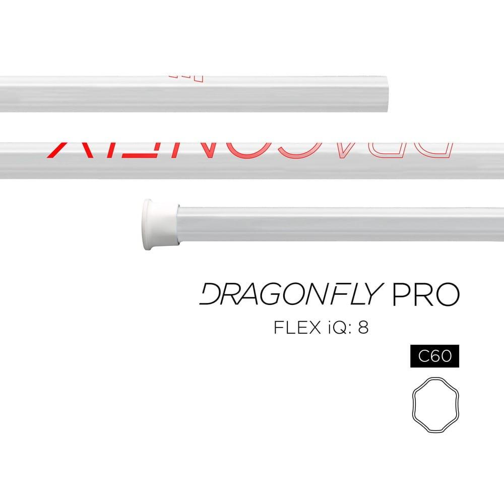 Epoch Dragonfly Pro C60 iQ8 Techno-Color LE Defense Lacrosse Shaft - White/Red
