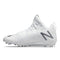 New Balance Burn X2 Mid White Lacrosse Cleats | Top String Lacrosse