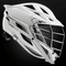 Cascade XRS Lacrosse Helmet - White Shell - Chrome Facemask - Top String Lacrosse