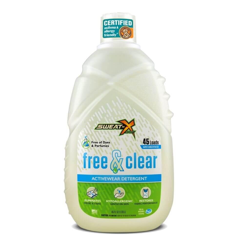 Sweat X Sport Free and Clear Laundry Detergent 45 oz.
