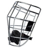 Warrior Fatboy Box Lacrosse Cage Face Mask 2.0 with Chin Strap - Chrome