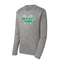 SF Long Sleeve Heather Contender Performance Shirt - Grey - Top String Lacrosse