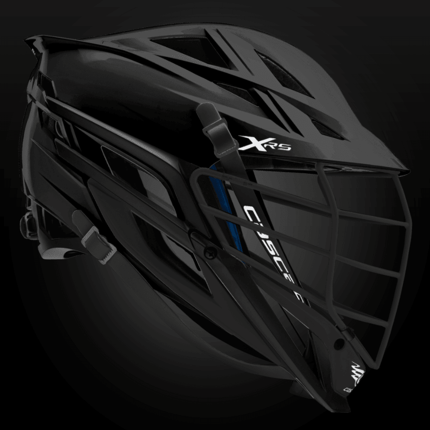 Cascade XRS Lacrosse Helmet - Black Shell - Black Facemask