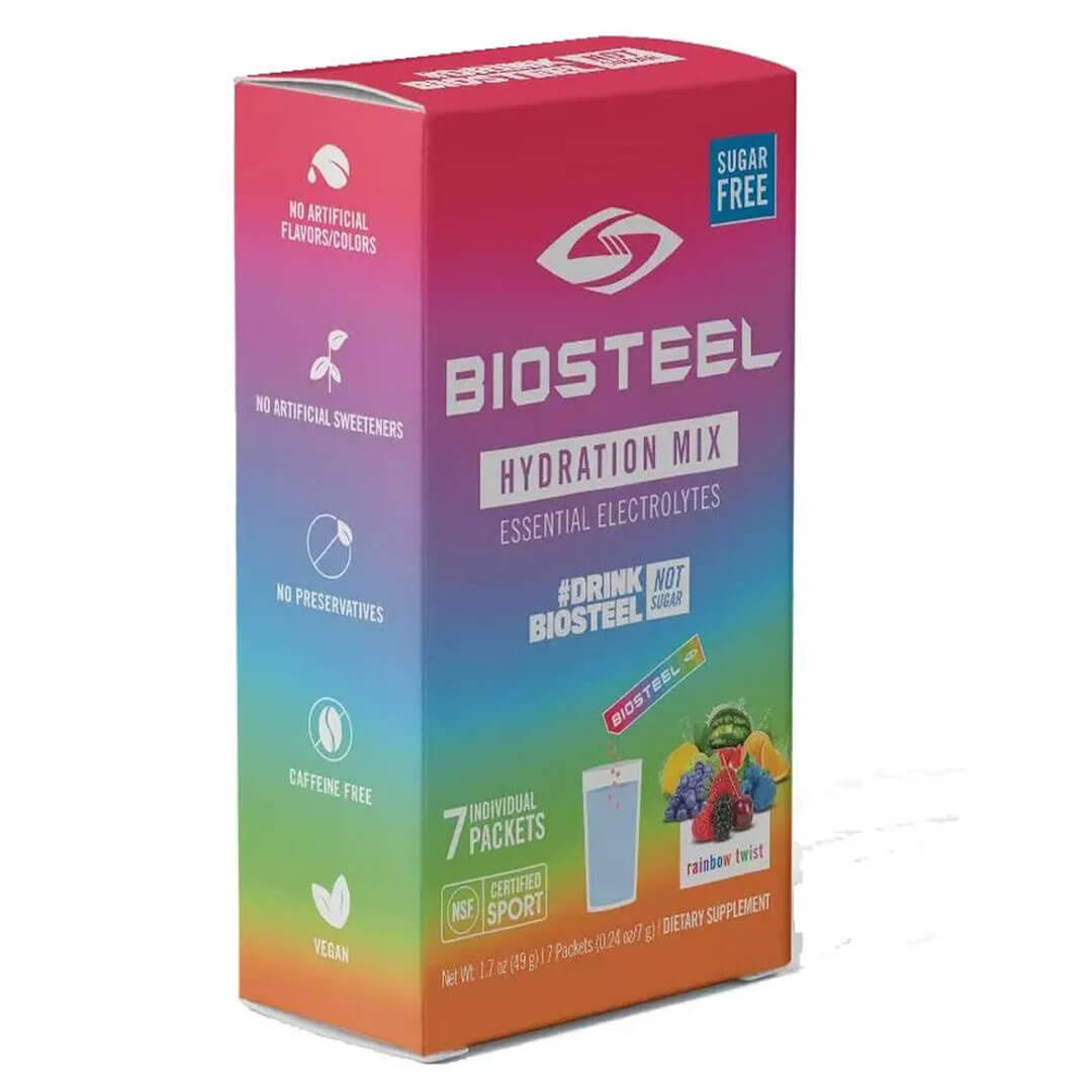  BioSteel Sports Drink, Great Tasting Hydration with 5  Essential Electrolytes, Rainbow Twist Flavor, 16.7 Fluid Ounces, 12-Pack :  Health & Household