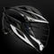Cascade XRS Helmet - Black Shell - Black Mask - White Visor - White Chin - White Strap - Top String Lacrosse