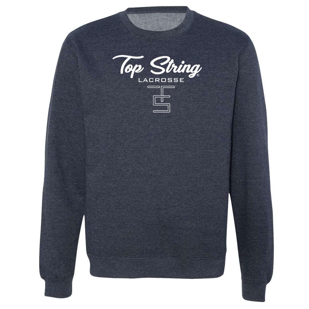 Top String Lacrosse Crewneck Sweatshirt - Navy Blue
