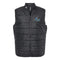 MYLA - Men's Lacrosse Adidas Puffer Vest Jacket - Grey - Top String Lacrosse
