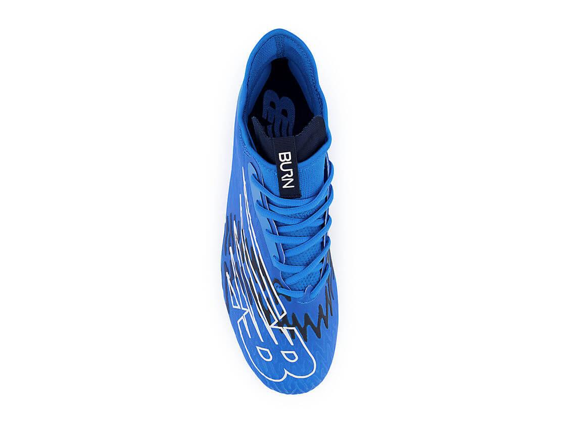New Balance Burn X3 Blue Lacrosse Cleats - Top String Lacrosse