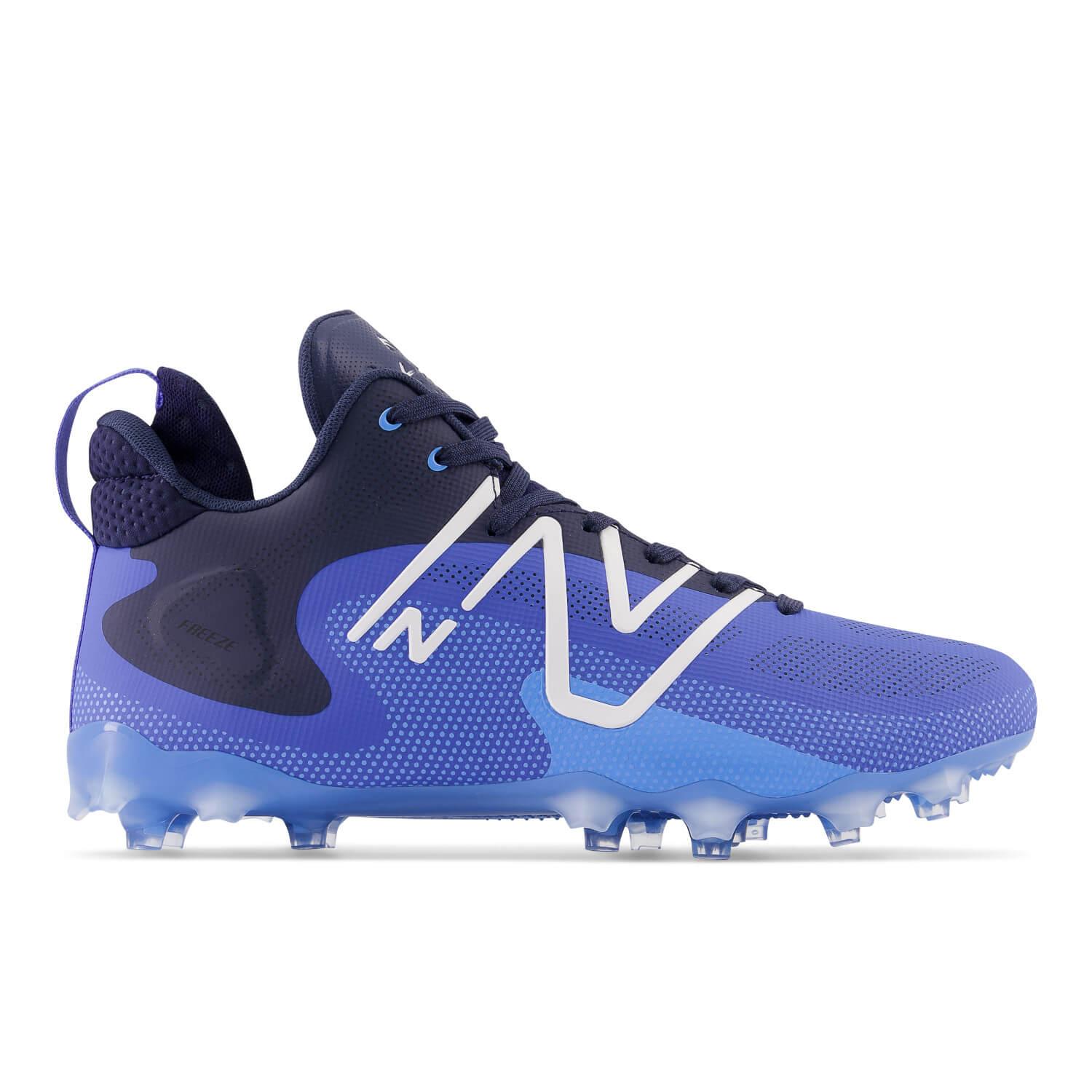 New Balance Freeze 4 Lacrosse Cleats - Blue - Top String Lacrosse