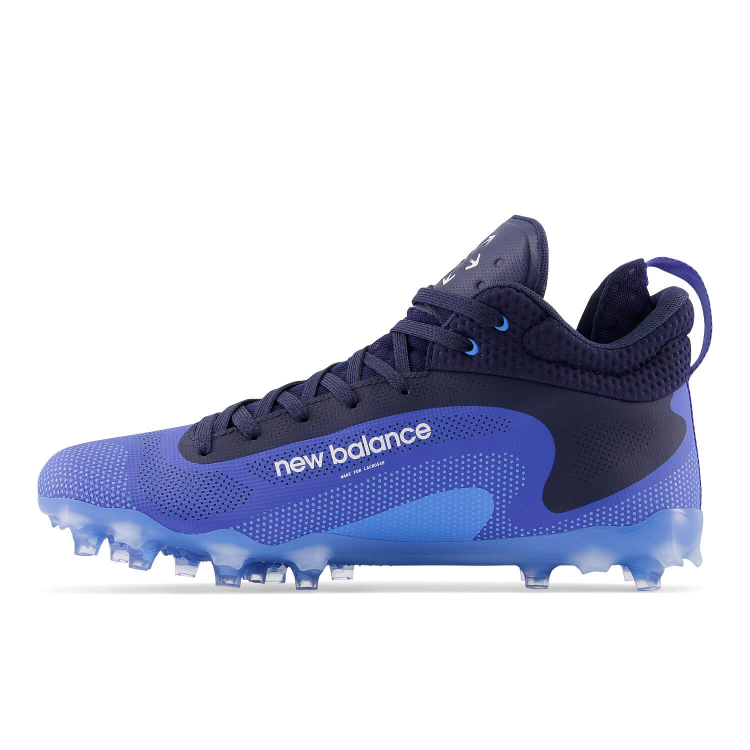 New Balance Freeze 4 Lacrosse Cleats - Blue - Top String Lacrosse