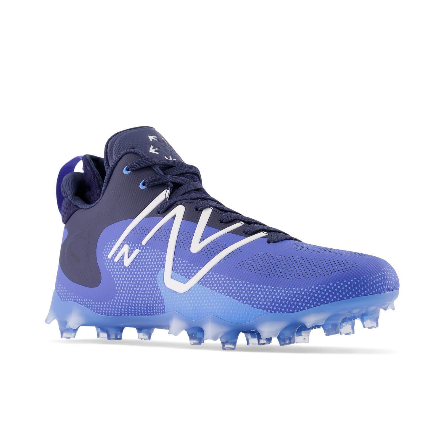 New Balance Freeze 4 Lacrosse Cleats - Blue - Top String Lacrosse