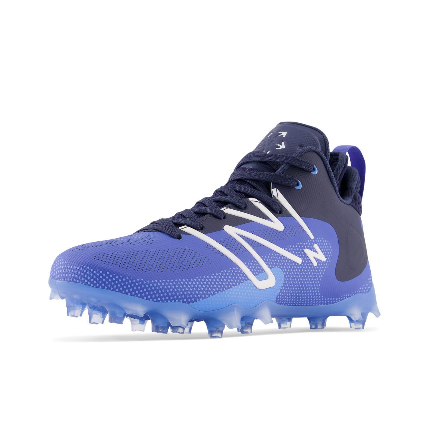 New Balance Freeze 4 Lacrosse Cleats - Blue - Top String Lacrosse