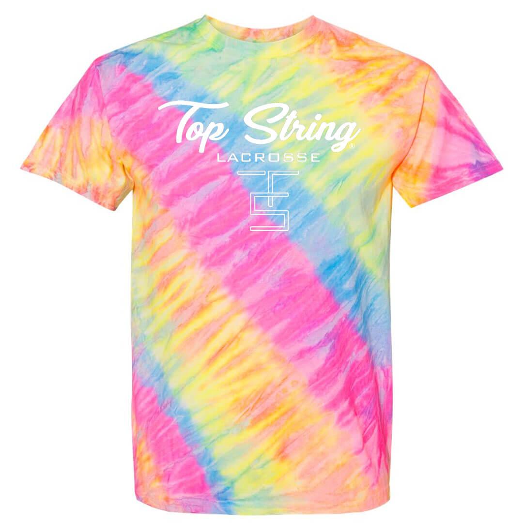Top String Lacrosse Pastel Tie Dye T-Shirt
