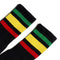 Socco Rasta Socks - Black - Top String Lacrosse