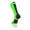 TCK Baseline 3.0 Crew Lacrosse Sock - Black/Neon Green - Top String Lacrosse