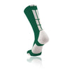 TCK Baseline 3.0 Crew Lacrosse Sock - Forest Green/White